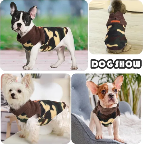 Vista 2 de Suéteres XXS para Perros Pequeños para Niñas y Niños, Ropa de Invierno Elástica para Perros Pequeños, Cálida Sudadera para Cachorros para Chihuahua