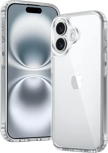 Vista 108 de FNTCASE para iPhone Air Case Clear: Fundas magnéticas para teléfono con protector de pantalla a prueba de caídas, compatibles con Magsafe, delgadas