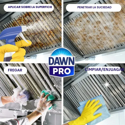 Vista 8 de P&G Professional DAWN - Desengrasante de superficie de cocina, 32 onzas (caja de 6), para eliminar la grasa resistente que se encuentra en cocinas