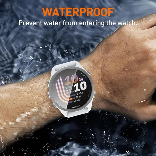 Vista 5 de Suoman Protector de pantalla para Garmin Forerunner 70/170/170 Music HD Transparente