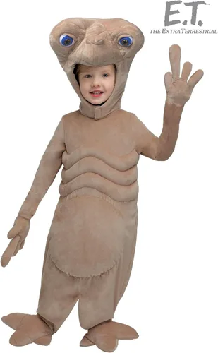 Vista 2 de Disfraz extraterrestre para niños, E.T. para niños pequeños, Marrón