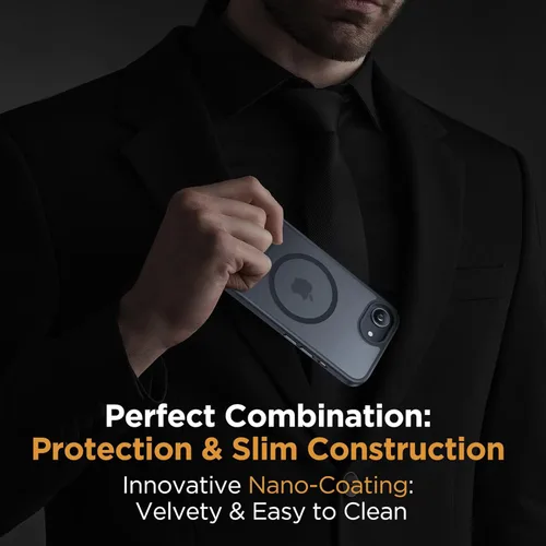 Vista 537 de Miracase - Funda magnética para iPhone 13 de 6.1 pulgadas (compatible con MagSafe) (con 2 protectores de pantalla), protección de grado militar