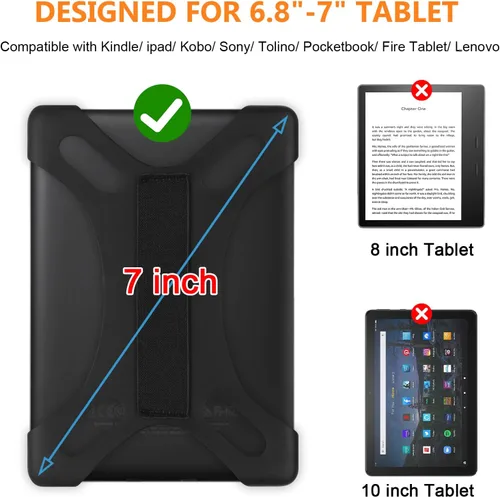 Vista 2 de HoYiXi Correa universal de mano para Kindle eReader de 6-7 pulgadas, compatible con Kobo/Pocketbook/Tolino/Paperwhite/Nook eReader, para eReader