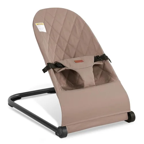 Vista 9 de Asiento de Bebé, Asiento de Mecedora de Bebé, Mecedora Portátil para Bebé con Arnés de Seguridad de 3 Puntos, Asiento Saltarín Ergonómico, Mecedora