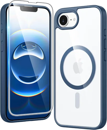Vista 53 de FNTCASE para iPhone Air Case Clear: Fundas magnéticas para teléfono con protector de pantalla a prueba de caídas, compatibles con Magsafe, delgadas