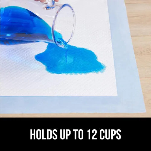 Vista 6 de Gorilla Guard - Almohadillas desechables para cachorros, 100 unidades de 28 x 34 pulgadas, almohadillas de 5 capas para orina para perros