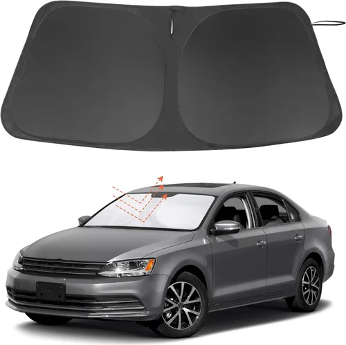 Vista 155 de Parasol para parabrisas de ajuste personalizado para BMW X1 F48 2016-2022, accesorios plegable, bloqueador solar protege el automóvil de los rayos