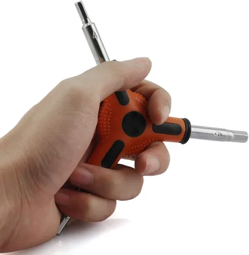 Vista 2 de Llave hexagonal para bicicleta en forma de Y, llave dinamométrica para bicicleta, llave hexagonal interna, herramientas de reparación de llave Allen