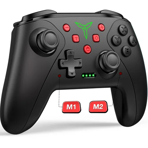 Wireless Switch Controller for Nintendo SwitchLiteOLED Controller, Switch Controller with a Mouse Touch Feeling on Back Buttons, Extra Switch Pro