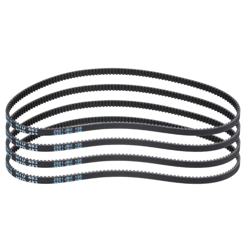 Vista 16 de uxcell 4 piezas HTD-3M Correa de Distribución de Goma 48 Dientes, Longitud de Paso 144mm x Ancho 6mm x Altura 2.4mm, Correa de Polea de Distribución