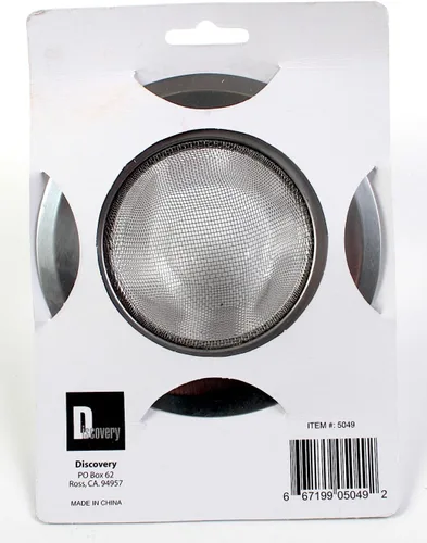 Vista 2 de Discovery malla de acero inoxidable colador de fregadero