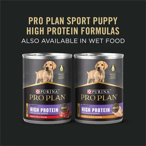 Vista 10 de Purina Pro Plan Sport Development 30/20 Fórmula de pollo y arroz, alimento para perros con alto contenido de proteínas para cachorros, bolsa de 24