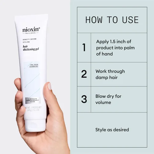 Vista 6 de NIOXIN Density Defend Styling Collection Texturizes and Volumizes