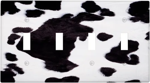 Vista 16 de Placa de interruptor de luz con estampado de leopardo de 1 banda, placa de pared basculante individual, placa decorativa eléctrica GFCI