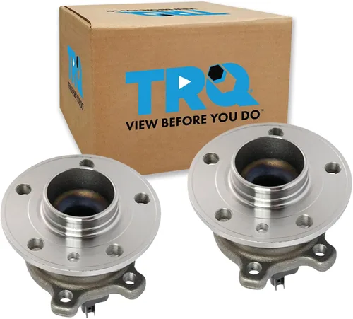Vista 175 de TRQ Conjunto de rodamiento y cubo de rueda delantera de 2 piezas compatible con Chevrolet Trailblazer 02-09, Trailblazer EXT 02-06, GMC Envoy 02-09