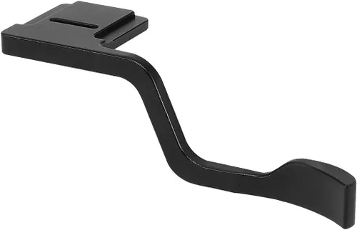 Vista 5 de Haoge THB-XT4B Metal Hot Shoe Thumb Up Rest Hand Grip para Fujifilm Fuji X-T3 X-T4 XT3 XT4 Accesorios de cámara Negro
