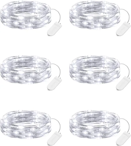 Vista 16 de Minetom Fairy Lights Battery Operated String Light