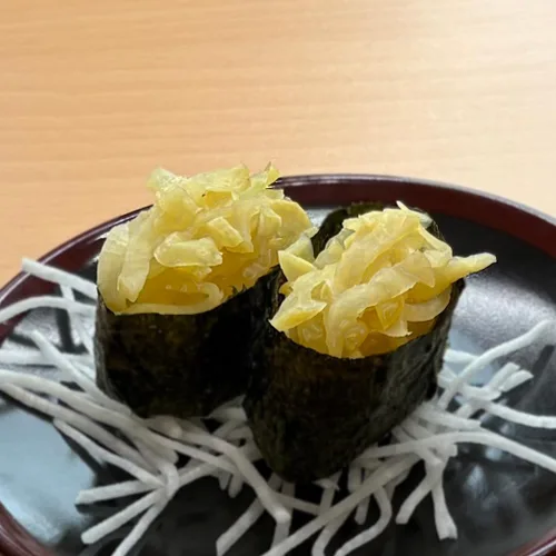 Vista 7 de Rábano daikon en escabeche sin gluten, 3.5 onzas x 3 paquetes, vegano, sin MSG, producto de Japón