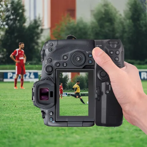 Vista 9 de BM Premium Kit de agarre de batería para cámara digital Canon EOS R5, EOS R5C, EOS R6, EOS R6 II. Incluye repuesto de agarre de batería BG-R10 +