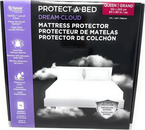 Vista 4 de Protect-A-Bed Protector de colchón – Impermeable, transpirable, Tencel Lyocell Top – Disponible en tamaños Queen & King (King)