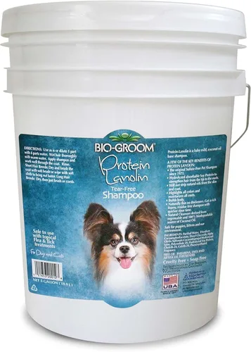 Vista 10 de Bio-Groom Protein Lanolin - Champú para perros – Champú para mascotas sin lágrimas, suministros de baño para perros, lavado de cachorros
