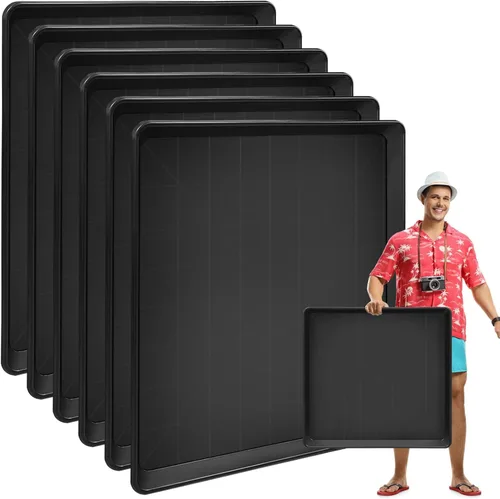 Vista 8 de Paquete de 4 bandejas de drenaje para cambio de aceite - Bandeja de goteo de aceite de 22" para auto, bandeja de goteo de aceite para debajo