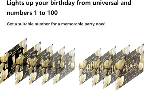 Vista 5 de Cartel de 1er feliz cumpleaños - Decoraciones para fiesta de cumpleaños de hombres