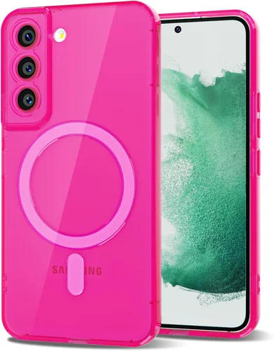 Vista 53 de Svanove Funda para Samsung Galaxy S22 Transparente Compatible con Magsafe Silicone, Funda Magnética Mag Safe Transparente Delgada Bonita, Estética