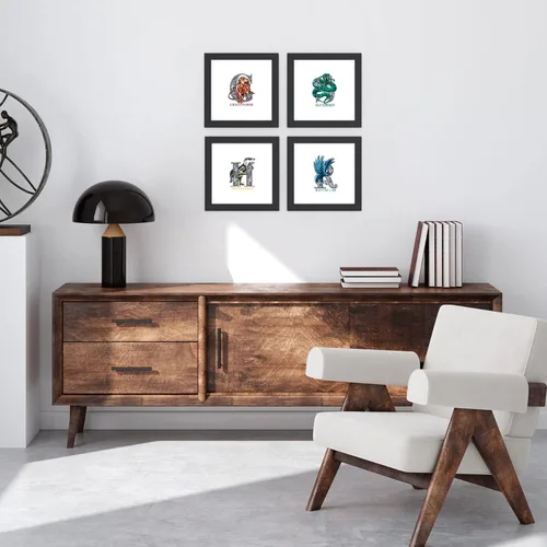 Vista 7 de Trends International Gallery Pops Harry Potter - Póster de pared Voldemort Duel de 12.00 x 12.00 pulgadas, versión de marco negro