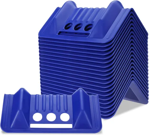 NORJIN Paquete de 20 protectores de borde plano, protectores de esquina resistentes que protegen los bordes de carga del desgaste (9.5 x 6.2 x 3.7