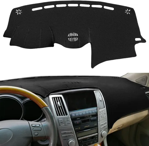 Vista 5 de Alfombrilla de Cubierta Personalizada para 2004-2006 Lexus RX330, 2007-2009 RX350, 2006-2008 RX400h, Protector de Alfombra para Tablero (Beige) F82