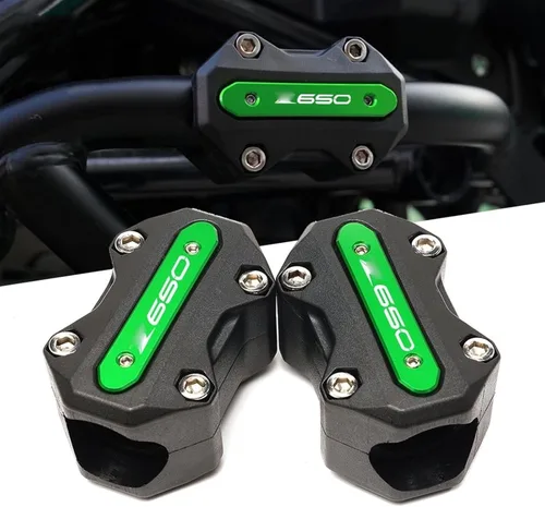Vista 5 de Marcos protectores de motocicleta, accesorios para Kawasaki Z650 Z900, protección del motor, protector de parachoques, bloque decorativo