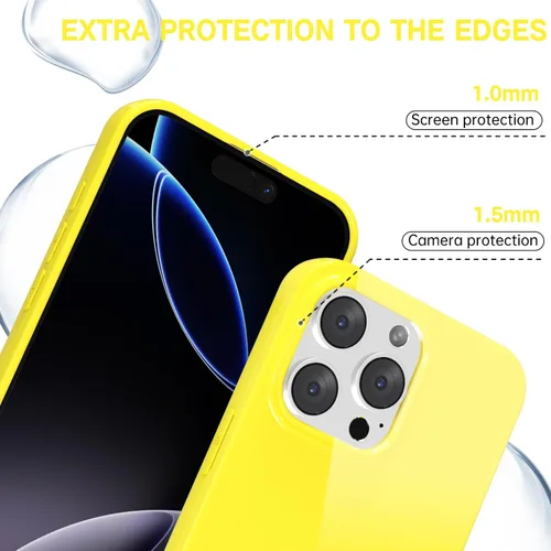 Vista 244 de Svanove para iPhone 7 Plus/ 8 Plus, funda de silicona, de goma suave brillante y gel de jey lindo, funda protectora de plástico simple y lisa