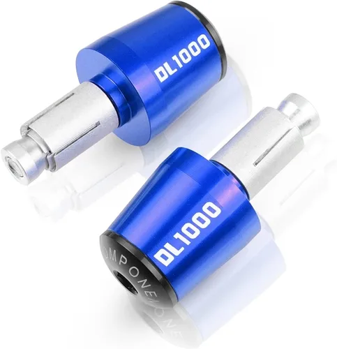 Vista 9 de Counterweight 7/8" 22mm Motorcycle Handlebar Grips End Handle Bar Cap End Plug for Suzuki DL1000 DL 1000 V-Strom VSTROM 2002-2021 2020 2019