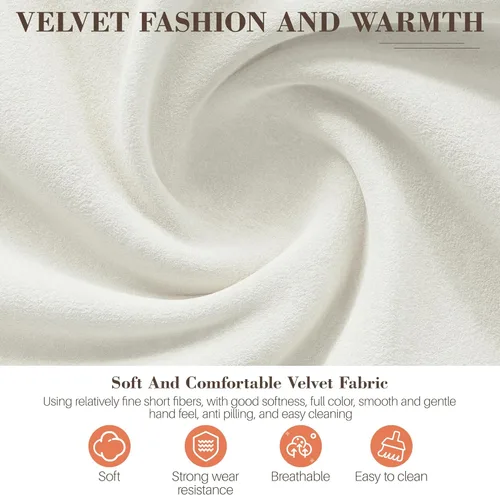 Vista 6 de Silla de tocador con ruedas, cómodas sillas de escritorio de oficina en casa, silla de maquillaje de terciopelo moderna ajustable para dormitorio