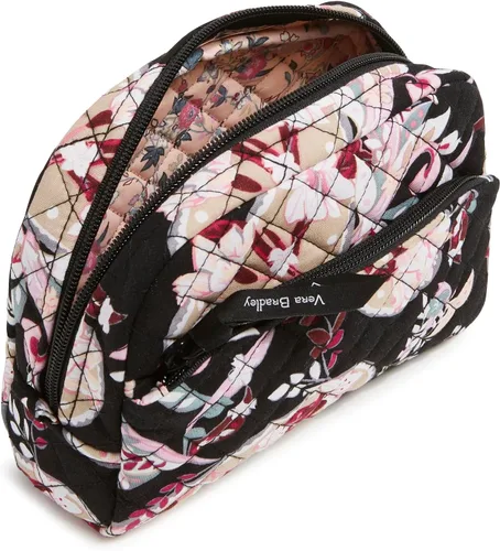 Vista 2 de Vera Bradley Bolso organizador de maquillaje cosmético mediano de algodón para mujer