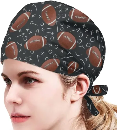 Vista 3 de JoyLamoria Gorra estampada novedosa con banda para el sudor, para mujeres y hombres, ajustable, con lazo en la espalda, para paiting