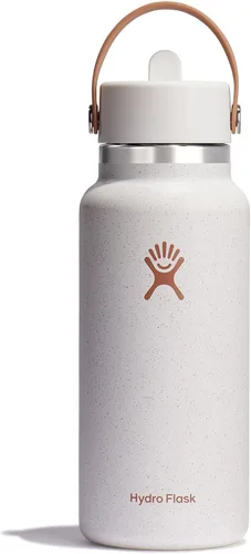 Vista 64 de Hydro Flask de boca ancha con tapa Flex de pajita de 24 onzas Agave