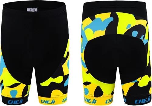 Vista 4 de Ateid Big Girls Cycling Jersey Set Short Sleeve with 3D Padded Shorts
