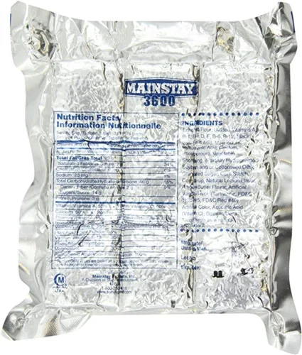 Vista 2 de Mainstay Raciones alimentarias de emergencia. Un paquete.