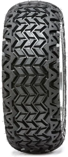 Vista 4 de GTW Combo de ruedas y neumáticos para carrito de golf de 14 pulgadas Ruedas cromadas GTW Tempest en neumáticos todo terreno Predator de 23 x 10-14