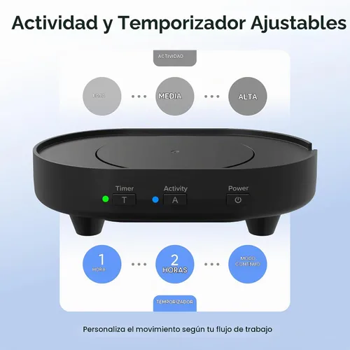 Vista 4 de Movimiento de ratón indetectable Jiggler, actividad ajustable, temporizador de apagado opcional, motor de movimiento aleatorio, sin software