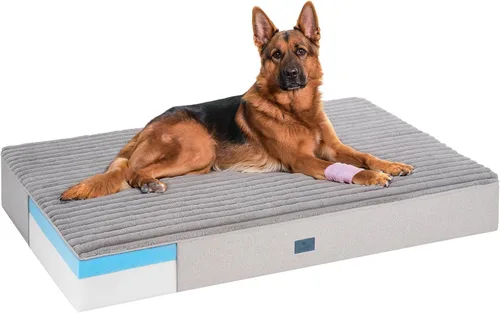 Vista 8 de Veehoo Cama Ortopédica de Espuma Viscoelástica para Perros, Cama Extra Grande XL de 7 Pulgadas de Grosor para Perros Mayores con Superficie Ultra