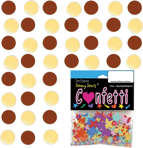 Vista 148 de Confetti Circle 1/4" Negro, Azul Marino Combo - 2 bolsas de media onza (1 oz) (8550/9971)