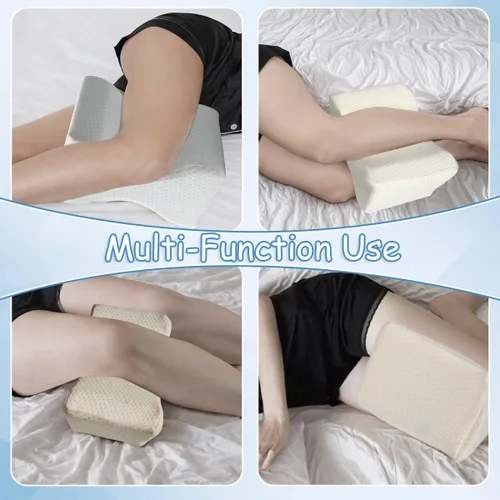 Vista 7 de King Mills Almohada de rodilla de talla grande para dormir, almohada extra grande para dormir de lado entre las piernas, almohada ergonómica