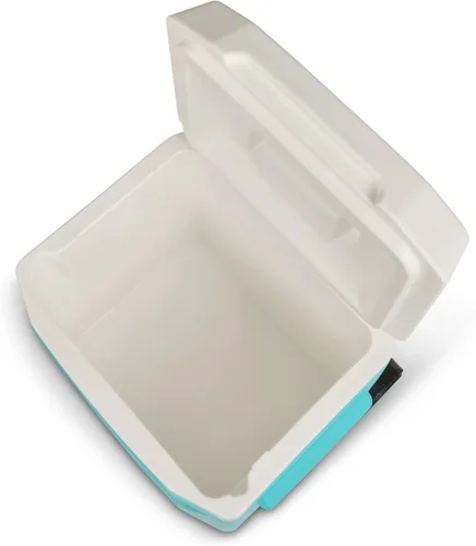 Vista 3 de Cooler Hard-Sided Ice Chest, Portable Insulated Cooler with Wheels, Telescoping Handle, Cool Riser Tech, Leak-Resistant