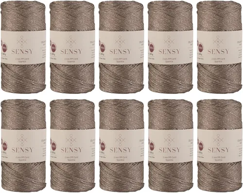 Vista 28 de Sensy Premium 2mm 229.5 metros de cuerda de poliéster 100% cordón de polipropileno Cordón de macramé 2mm Cordón para bolso de crochet Hilo