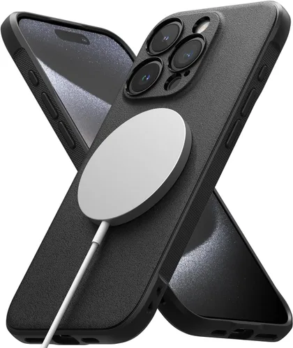 Vista 13 de Ringke - Funda compatible con MagSafe para iPhone 15, tecnología antihuellas para evitar manchas de grasa, agarre mejorado antideslizante, recortes