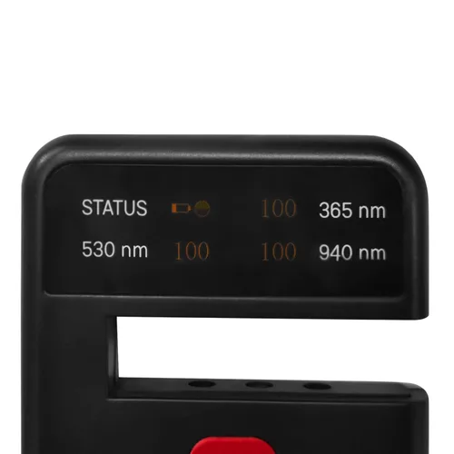 Vista 6 de Medidor digital de tinte para ventana, medidor de transmisión de película solar de 0.512 in de grosor, con calibración automática, medidor