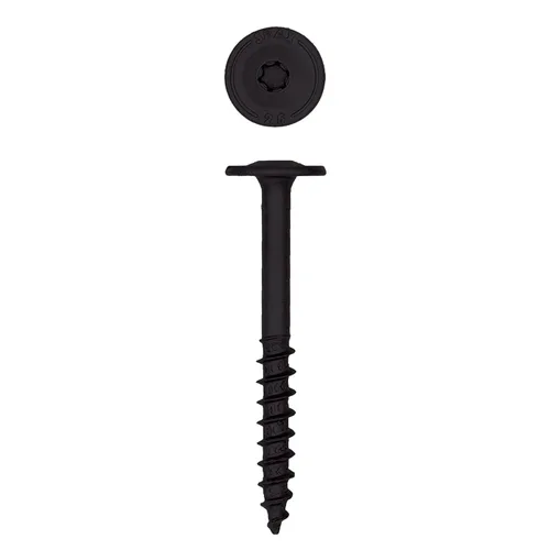 SPAX Tornillos de retraso de madera estructural con cabezal de arandela exterior de 1/4" x 2-1/2", broca Torx T-Star (50 EA) incluida, resistente a